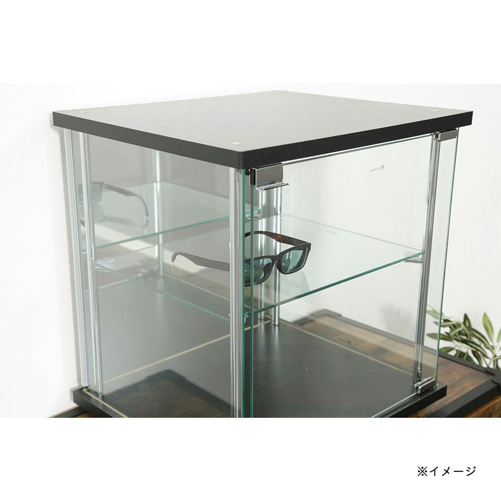 ガラスコレクションボックス BK【別送品】 | リビング収納 通販
