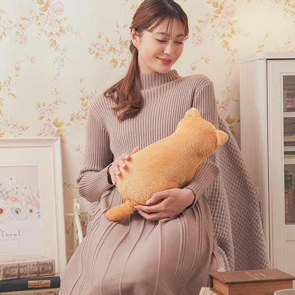 ふわふわにゃんこ湯たんぽ ローズピンク お得な3個セット】 ちあふる