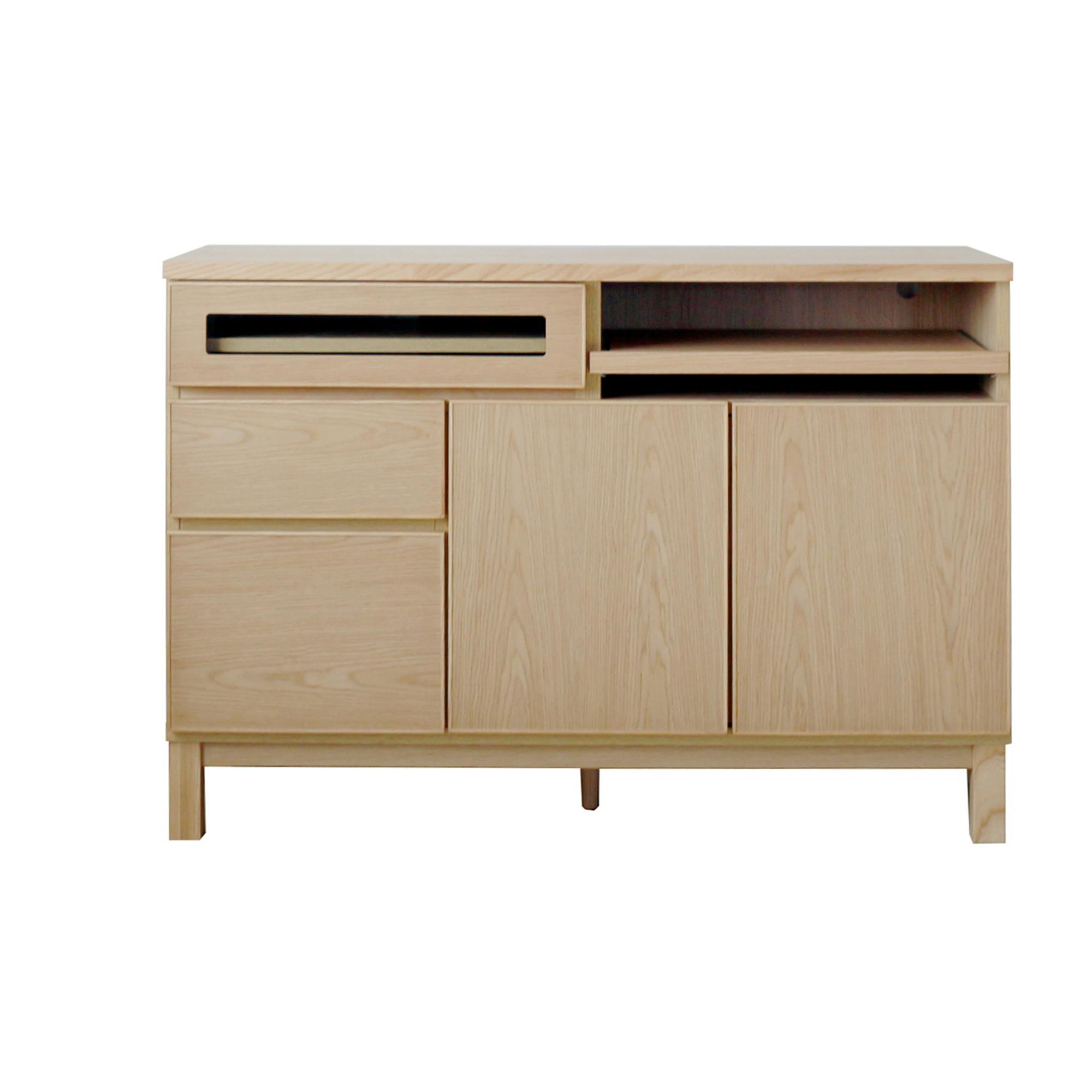 関家具 heisei サイドボード エバー 幅120cm ナチュラル リビング収納