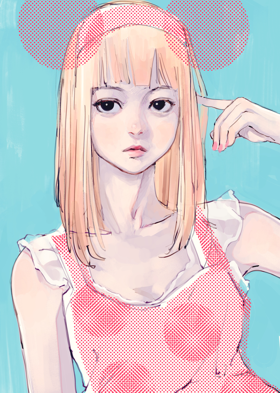 YOASOBIのキービジュアルを描いたイラストレーター、 『古塔つみ作品集