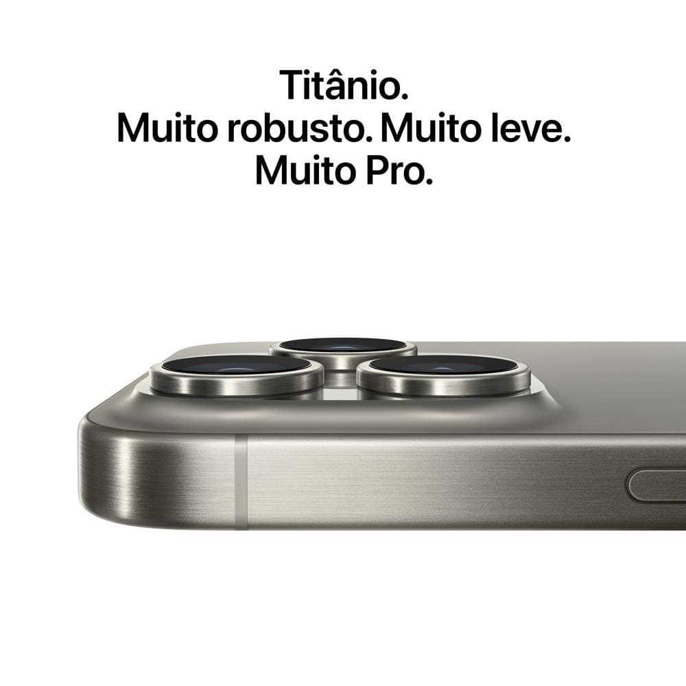 Apple iPhone 15 Pro 256GB - Titânio | Casas Bahia