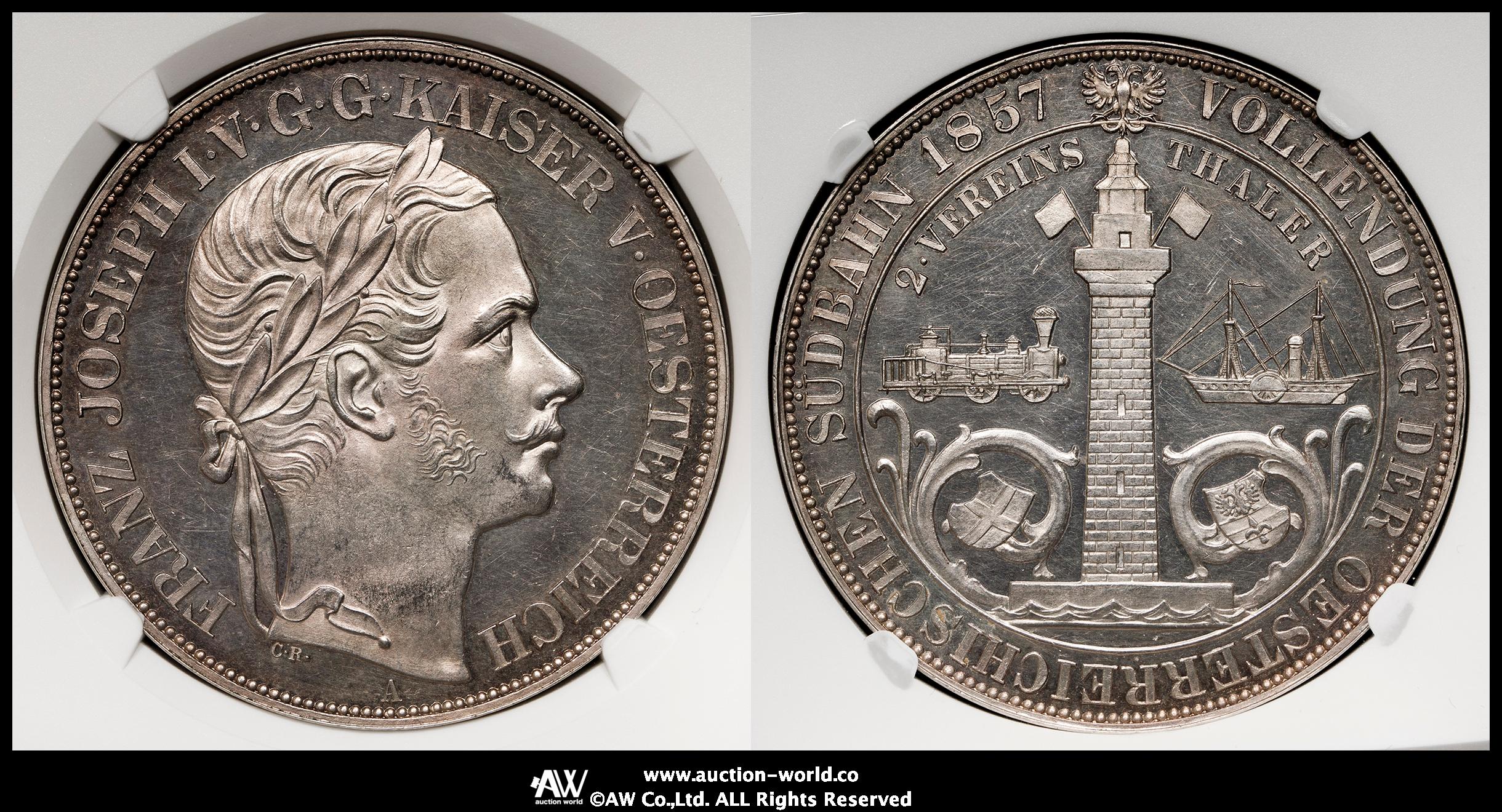 貨幣博物館 | AUSTRIA Franz Josef I フランツ・ヨーゼフ1世（1848