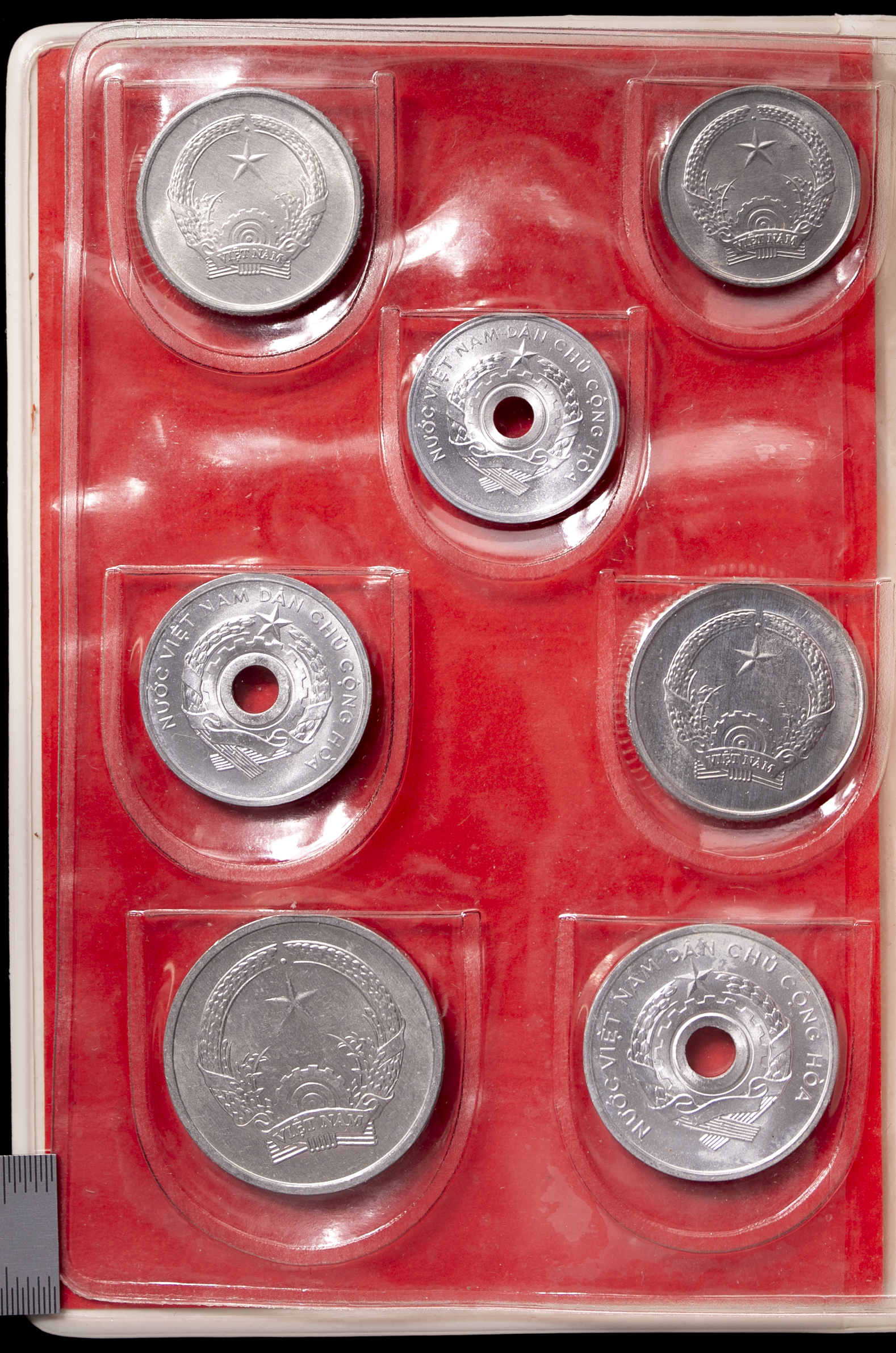 貨幣博物館 | VIETNAM ベトナム コイン7枚入り1958,1976 セット 返品