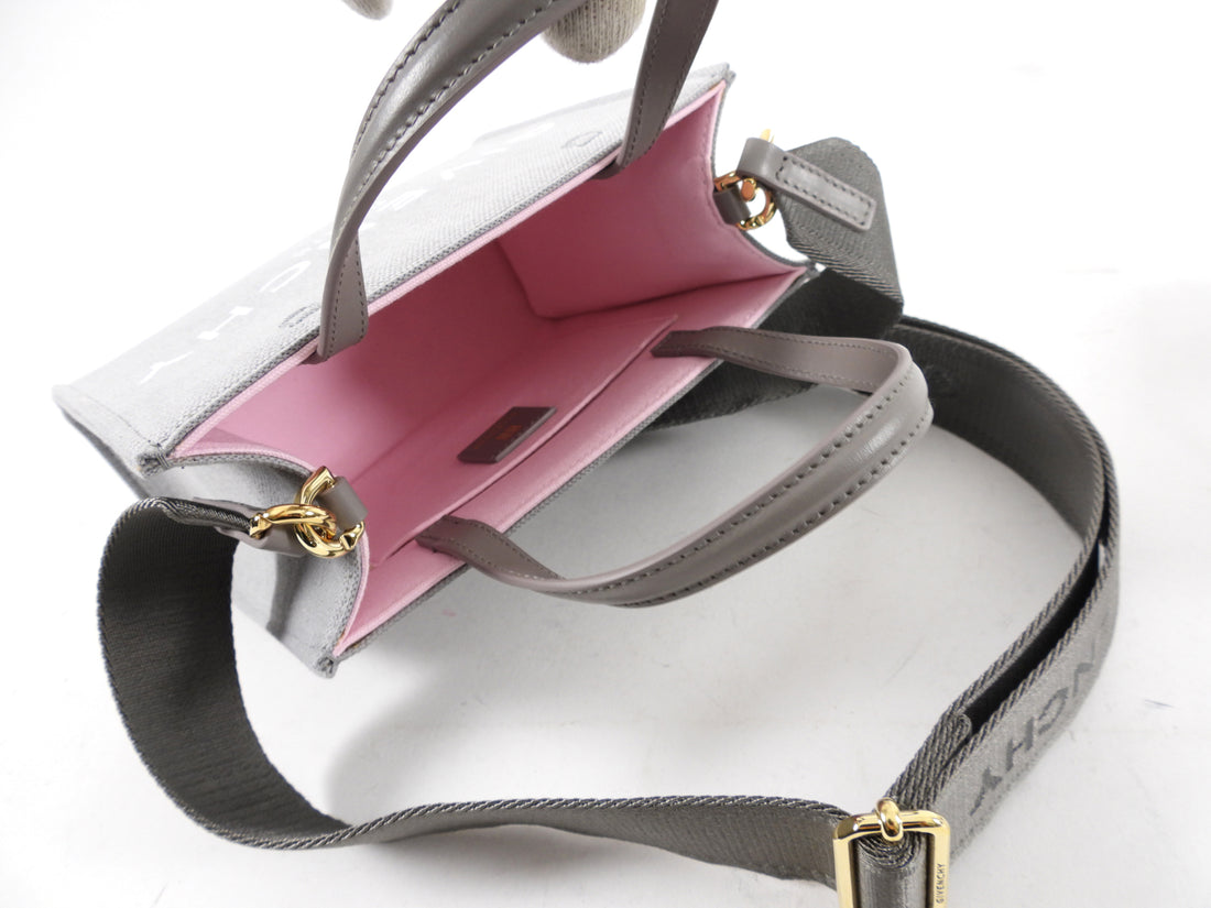 Givenchy Light Grey Canvas Mini G-Tote Bag – I MISS YOU VINTAGE