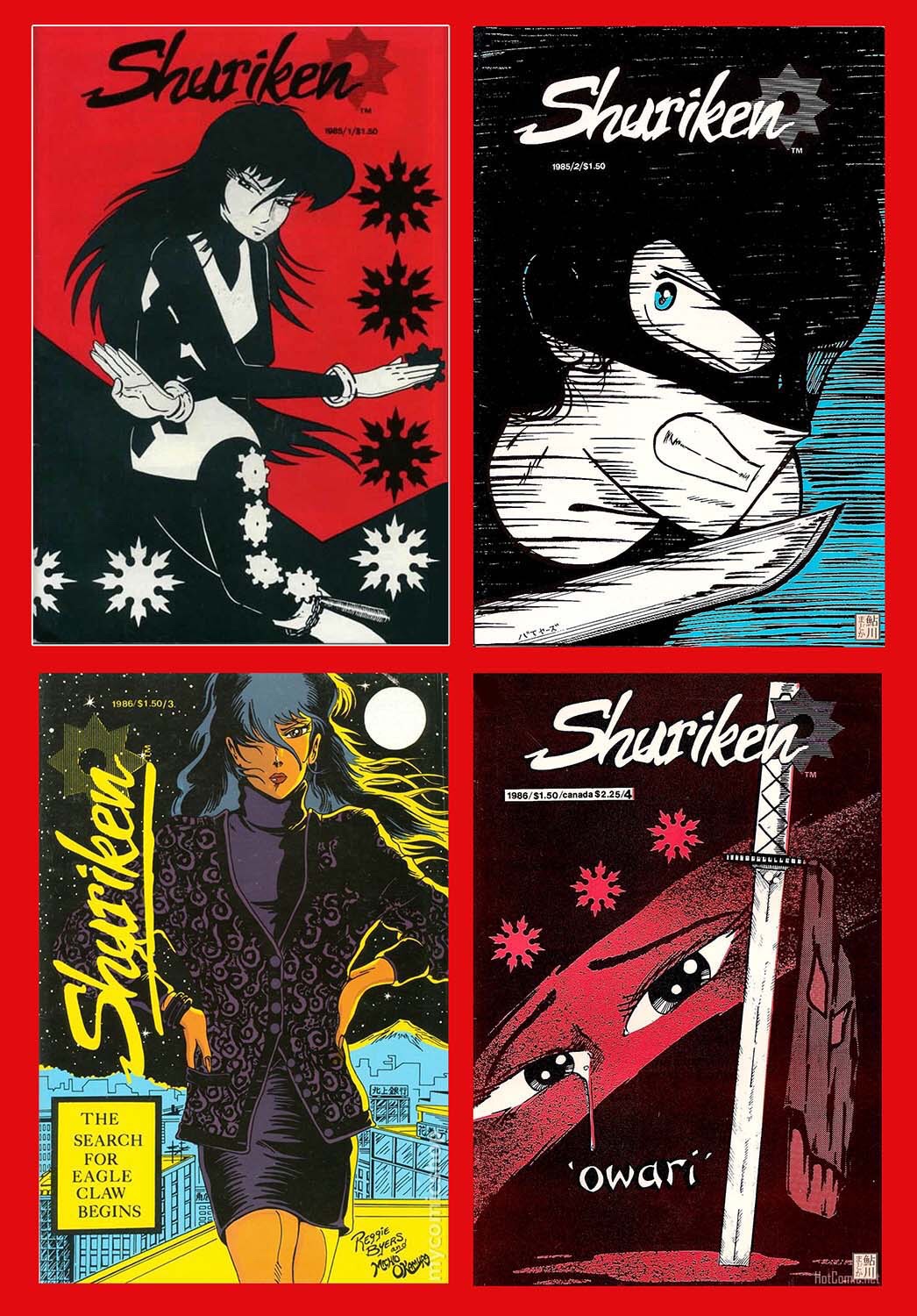 Reggie Byers' SHURIKEN! The Return of the 1980's Manga Inspired