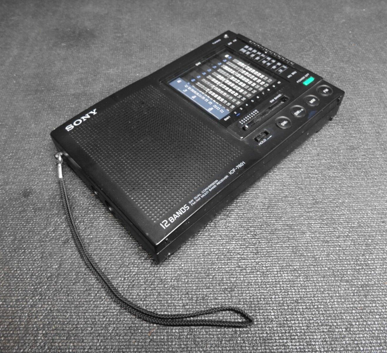 SONY ICF-7601 MULTI BAND AM FM SW ANALOG PORTABLE RECEIVER 12