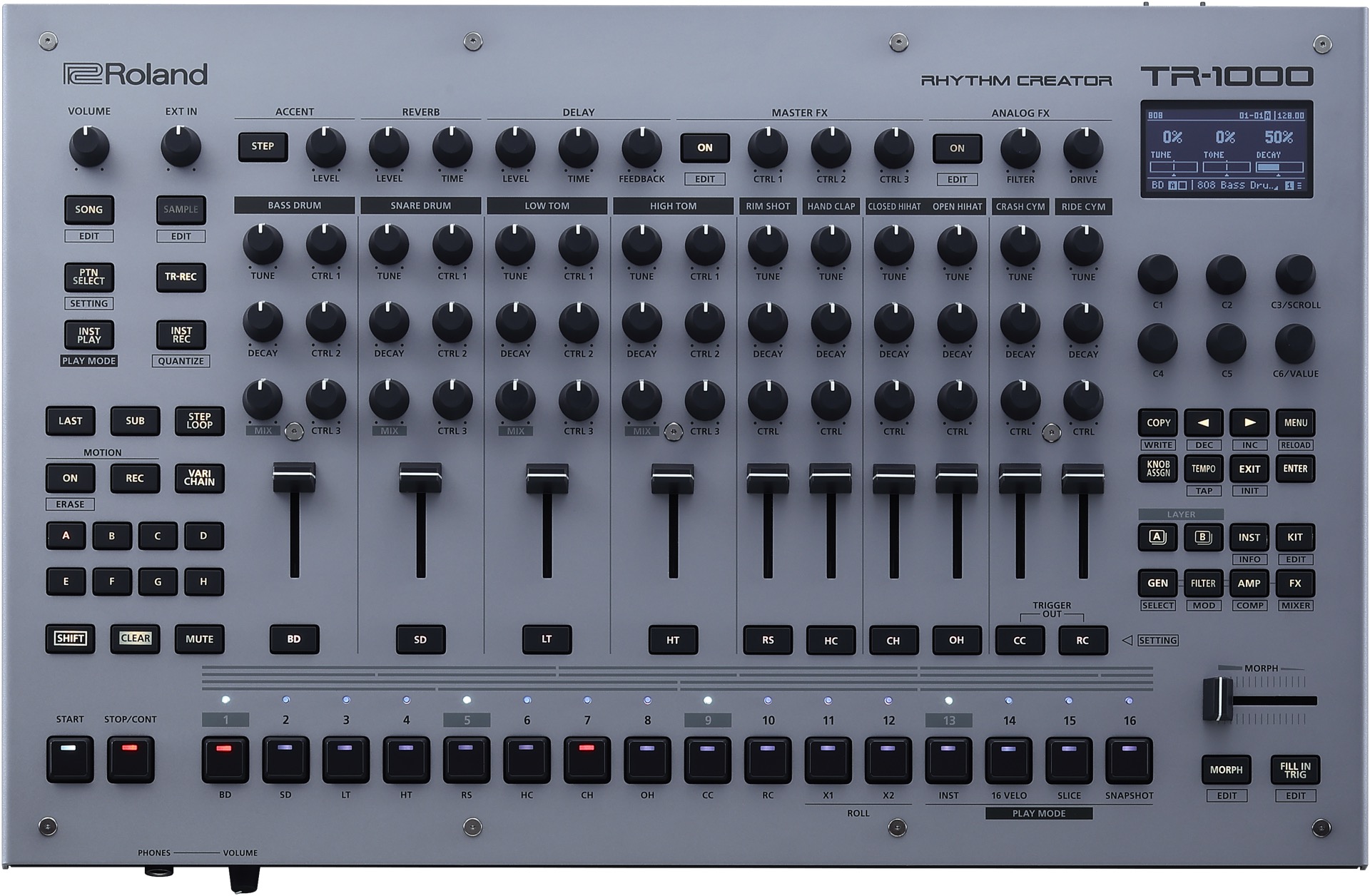Roland TR-1000 | 40年ぶりのアナログ音源も搭載した最新のモンスター