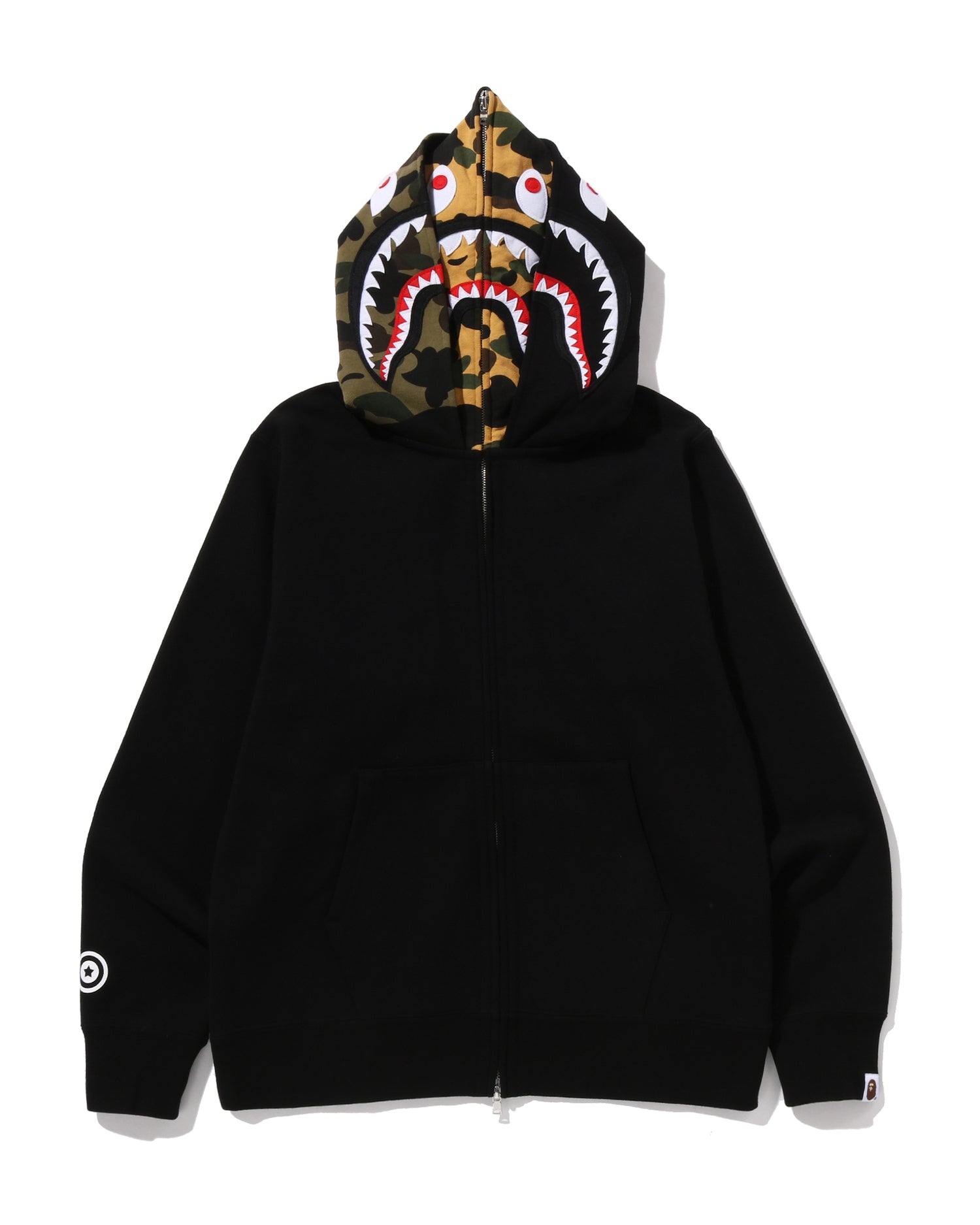 A BATHING APE® Shark Full Zip Double Hoodie | Bape official