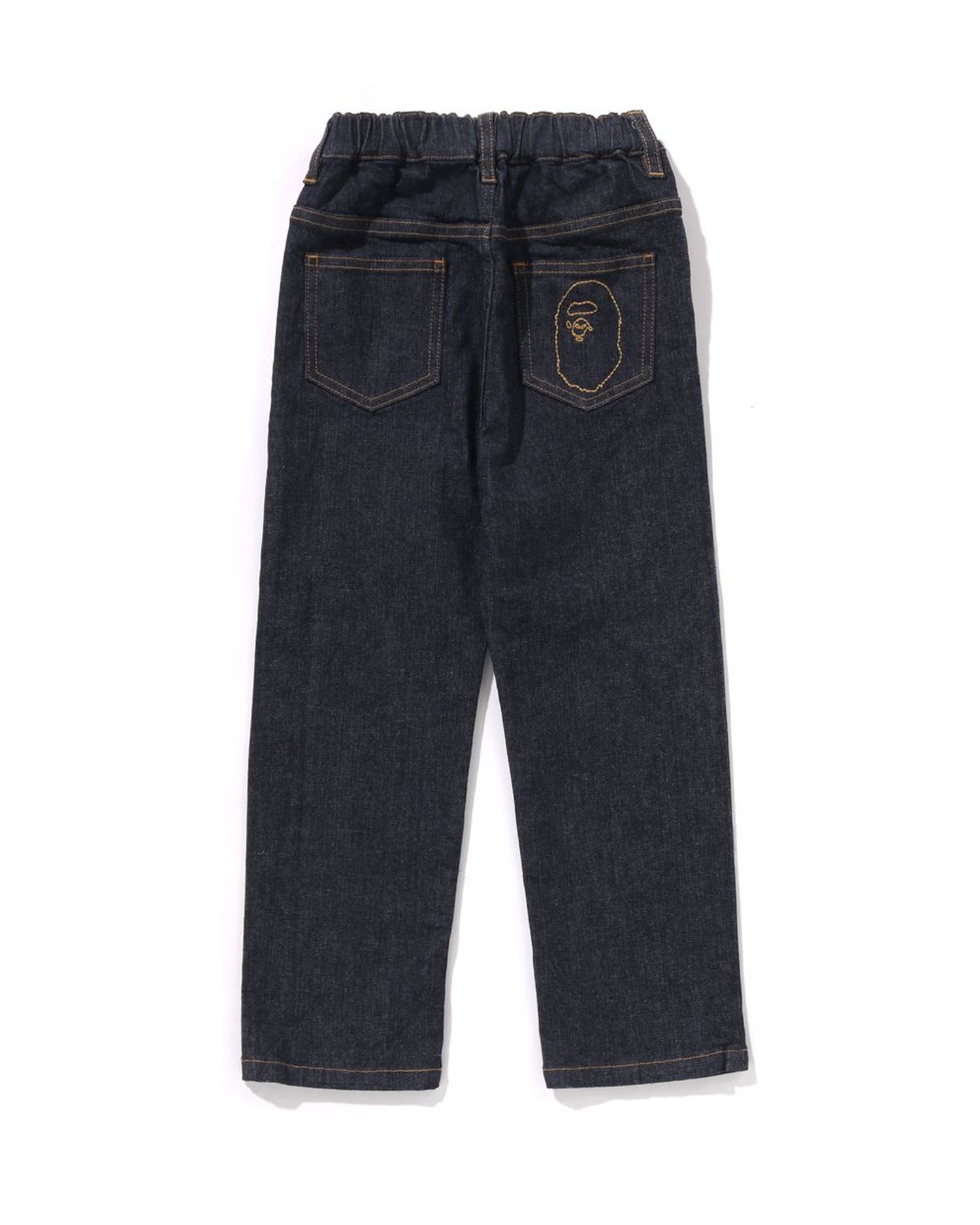 A BATHING APE® Kids 10oz Stretch Denim Tapered Pants | Bape