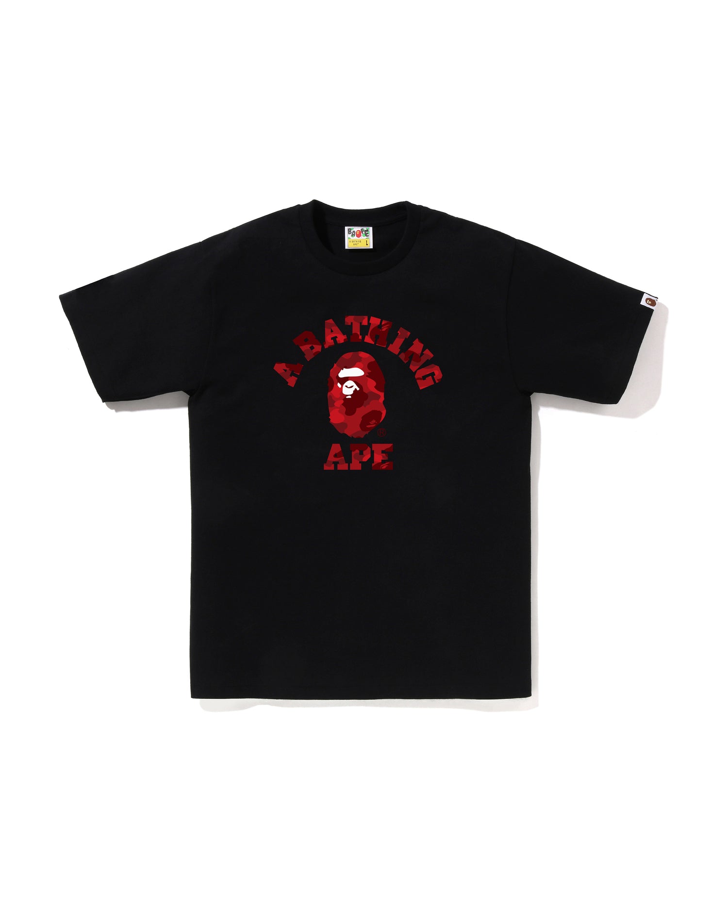 A BATHING APE® Color Camo College Tee | Bape official website