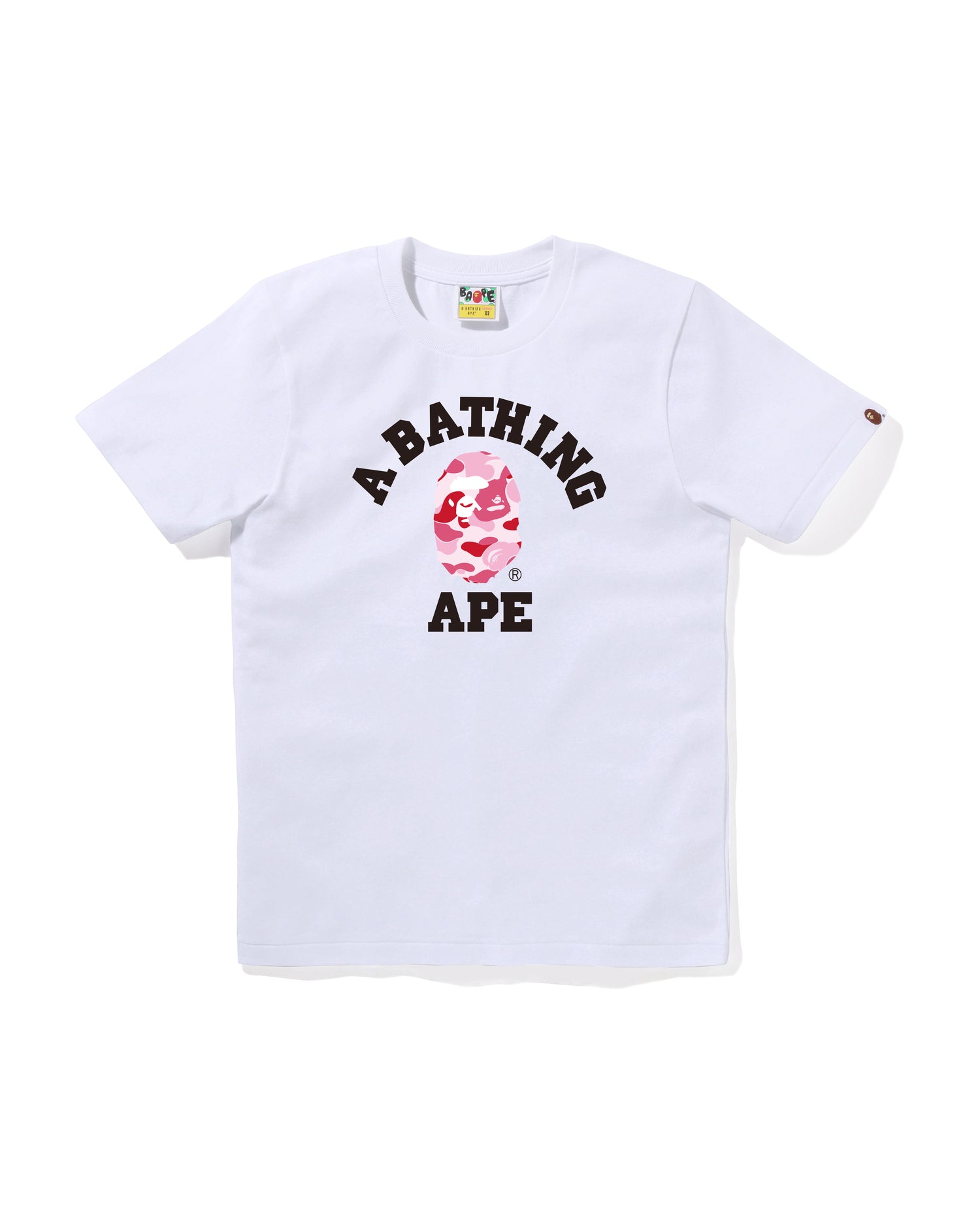A BATHING APE® Abc Camo College Tee | Bape official website – INT