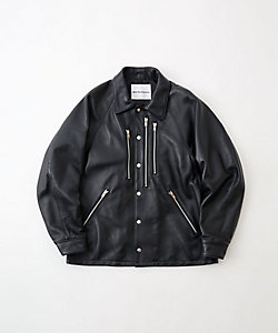 ブルゾン LEATHER RIDERS JACKET 252SZNHー