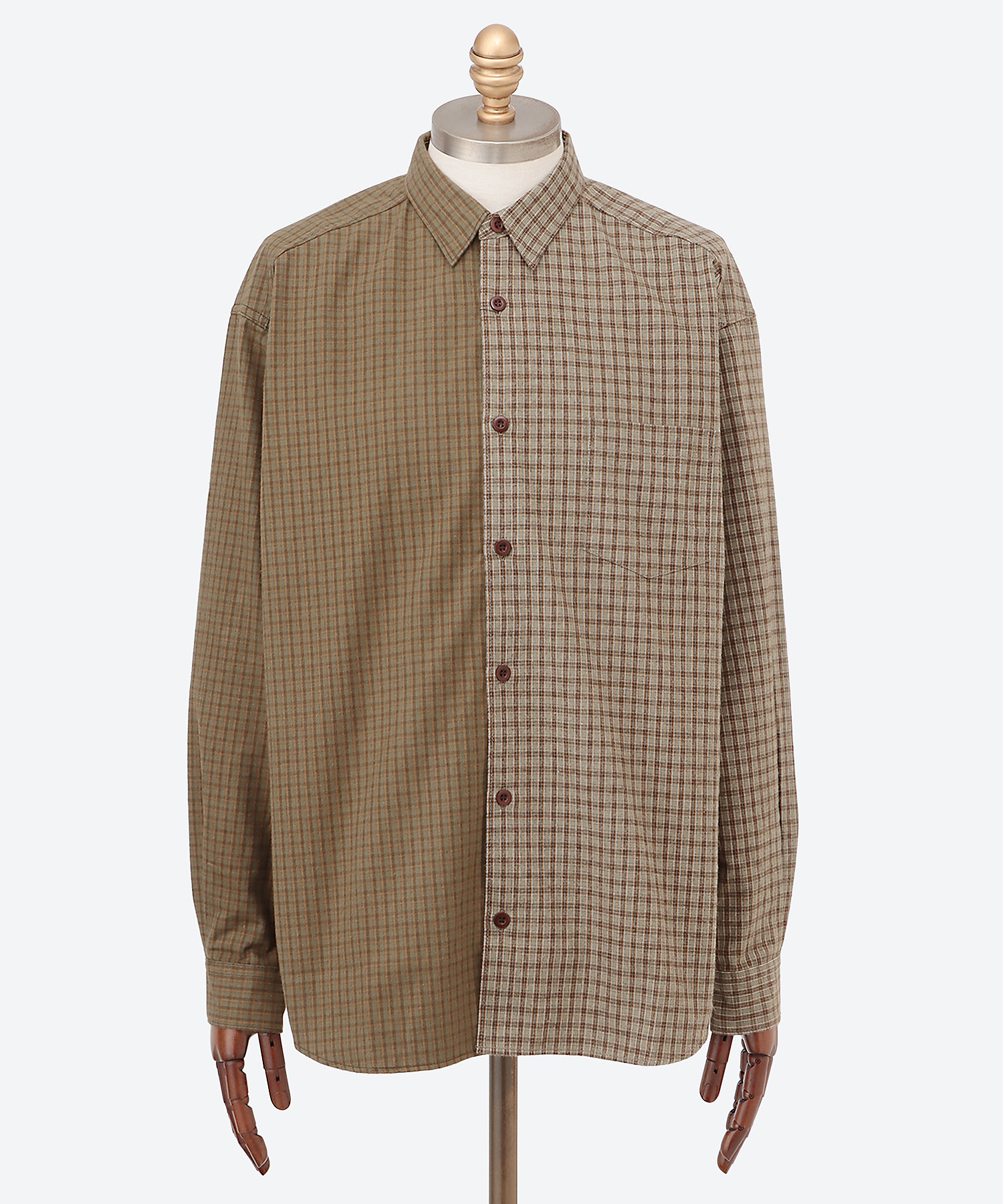 綿フランネルチェック シャツ HPーB021ー051 | COMME des