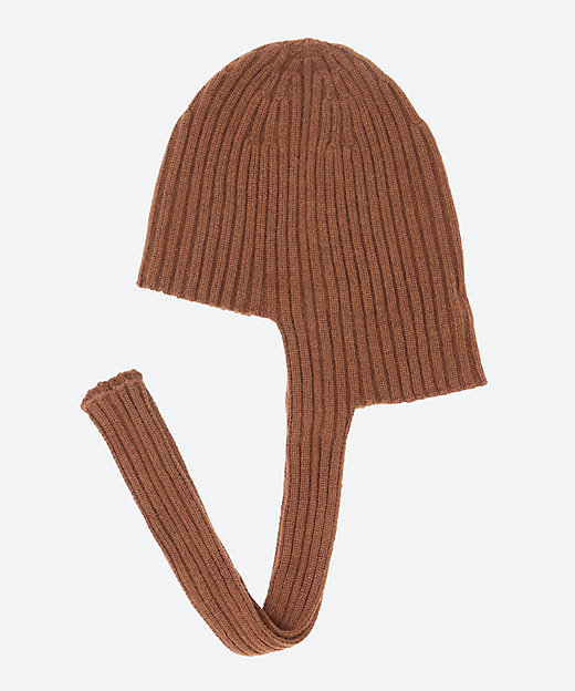 Cashmere Ribbed Knit Cap BA01―HO35