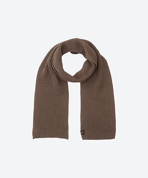 SOLID WOOL MUFFLER BN―25FI―003 | BATONER