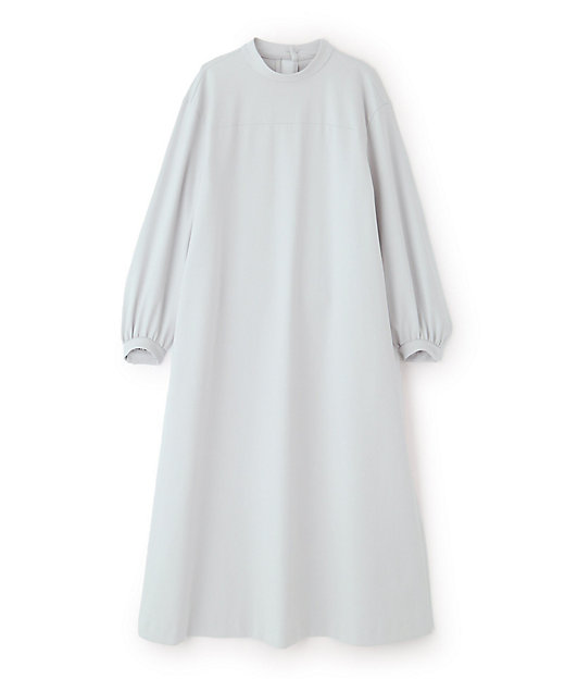 ストレッチポンチモックネックワンピース（0774140303