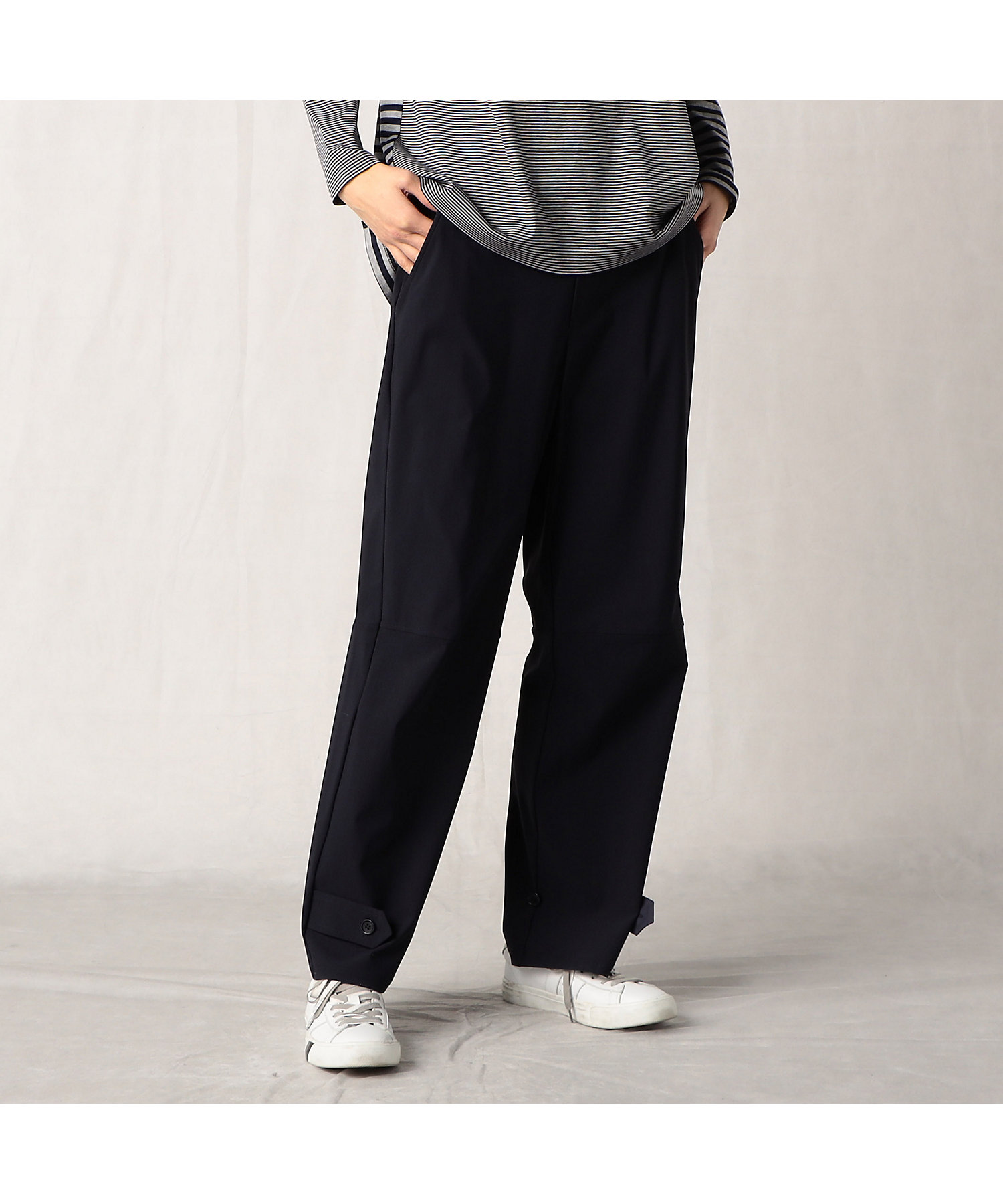 メリルハイテンション 裾タブ付パンツ（7777PC11） | β (Women