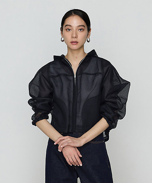 ラッセルメッシュダンボール シアーブルゾン（7205VK03