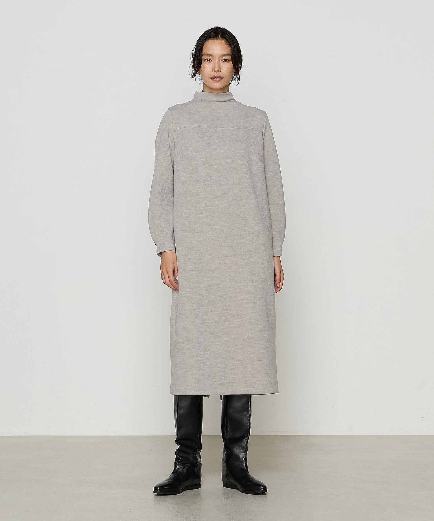 フラノジャージ あったかワンピース（7207OI02） | Gabardine