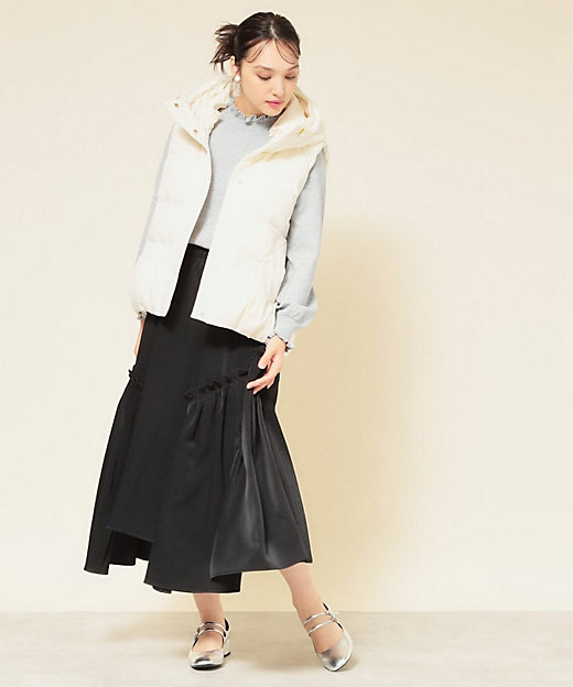 フード付き／2色展開】ダウンベスト（2002528938