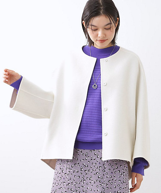 リバー仕立てショートコート（2002544020） | Reflect