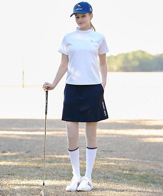 ADABAT NAVY】UVポンチAラインスカート