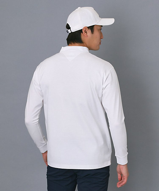 ADABAT NAVY】プラチナポンチ長袖モックT