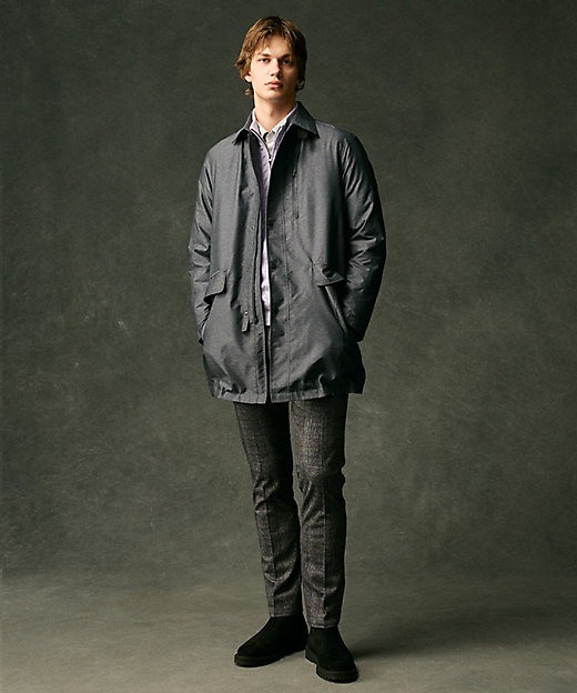 外せるダウンライナー／軽量】2WAYインターレース ダウンコート