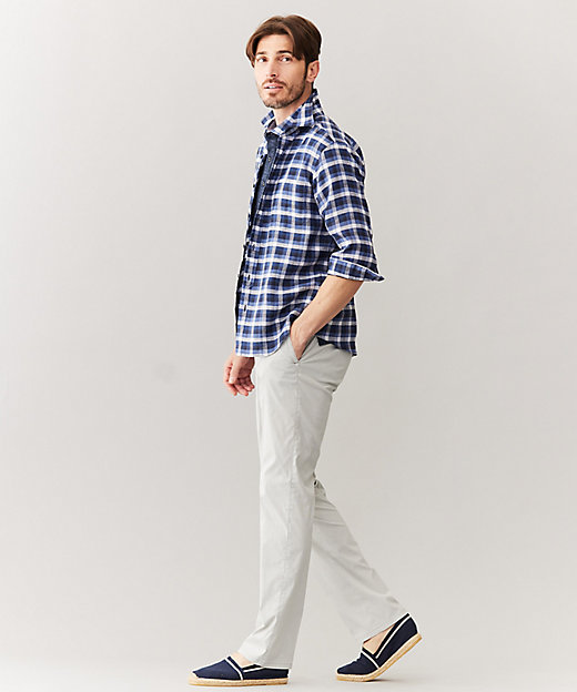 麻100％】リネンチェック シャツ（HHJLCM0411） | JOSEPH