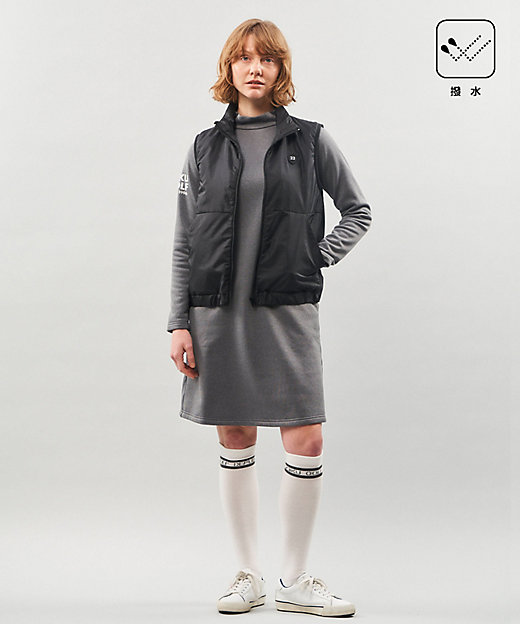 数量限定！お得セット【WOMEN】撥水ベスト付 ワンピース 着回し力