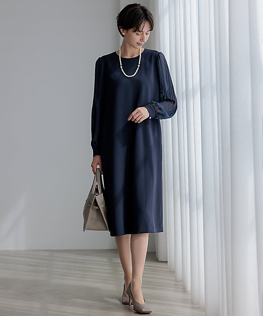 セットアップ対応】トリアセダブルジョーゼット シフォンスリーブ