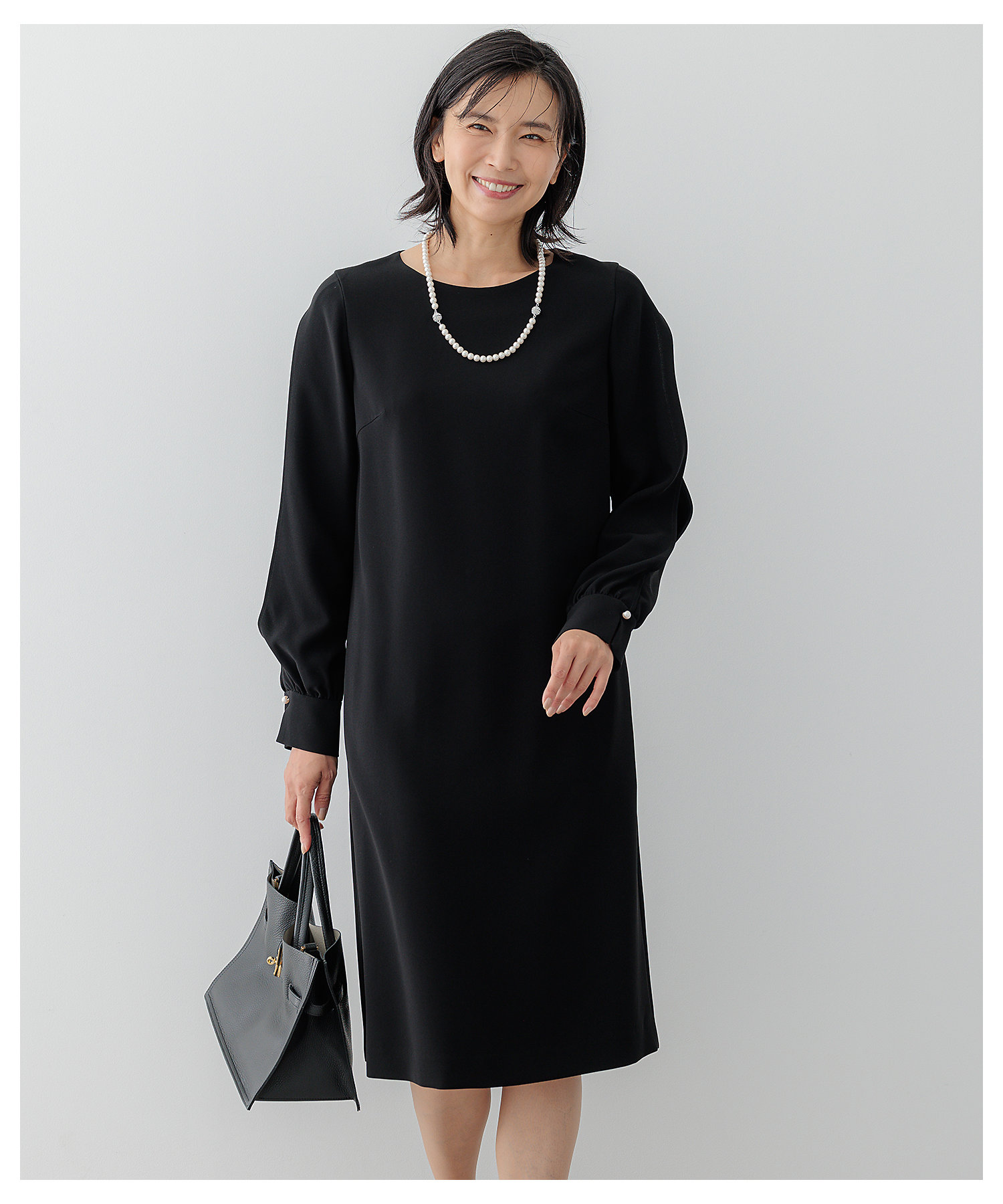 セットアップ対応】トリアセダブルジョーゼット スリットシフォン