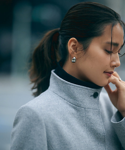 ウールカシミヤビーバー スタンドカラー コート（SCWOSW0505