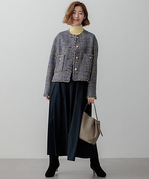 洗える】ブライトタフタ ギャザー スカート（SKWSGS6017