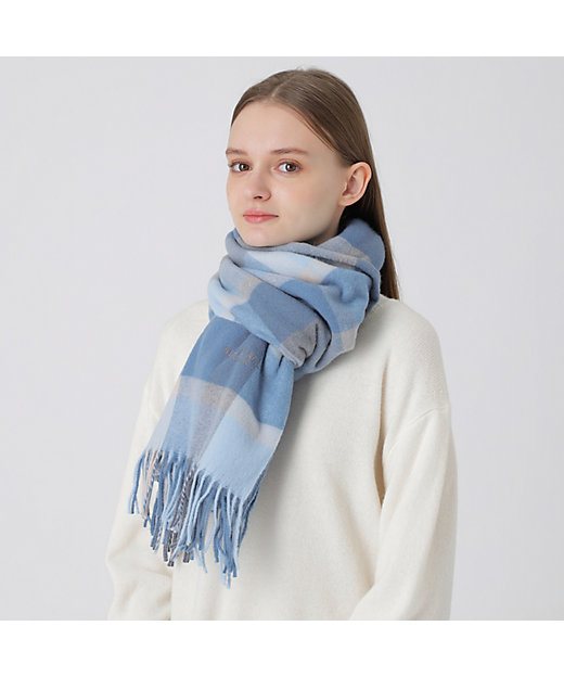 ブルーレーベルクレストブリッジ ノバチェック柄 フード付大人可愛い