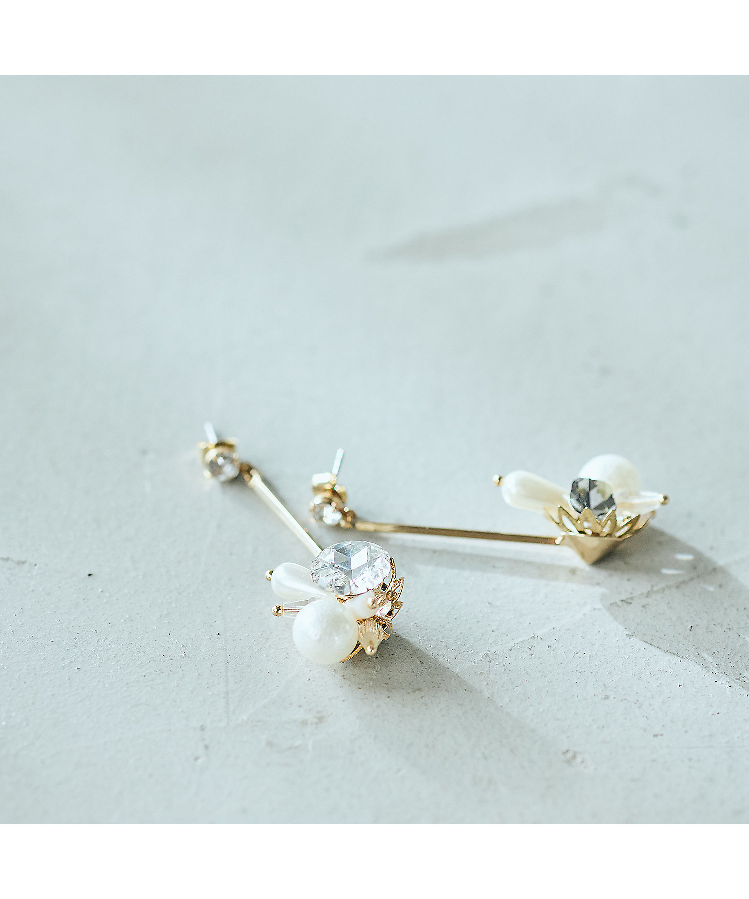 ビジューパール調バーピアス（83142609） | Rose Tiara (Women