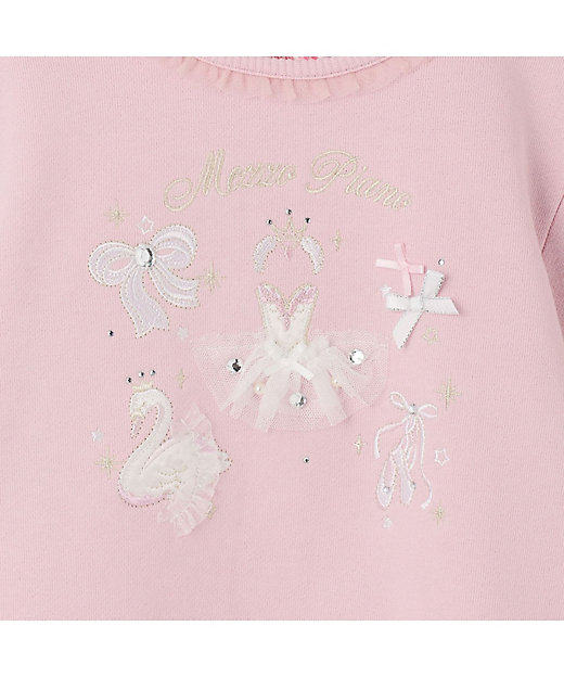 バレエ刺しゅう トレーナー 6054223 | mezzo piano (Baby&Kids