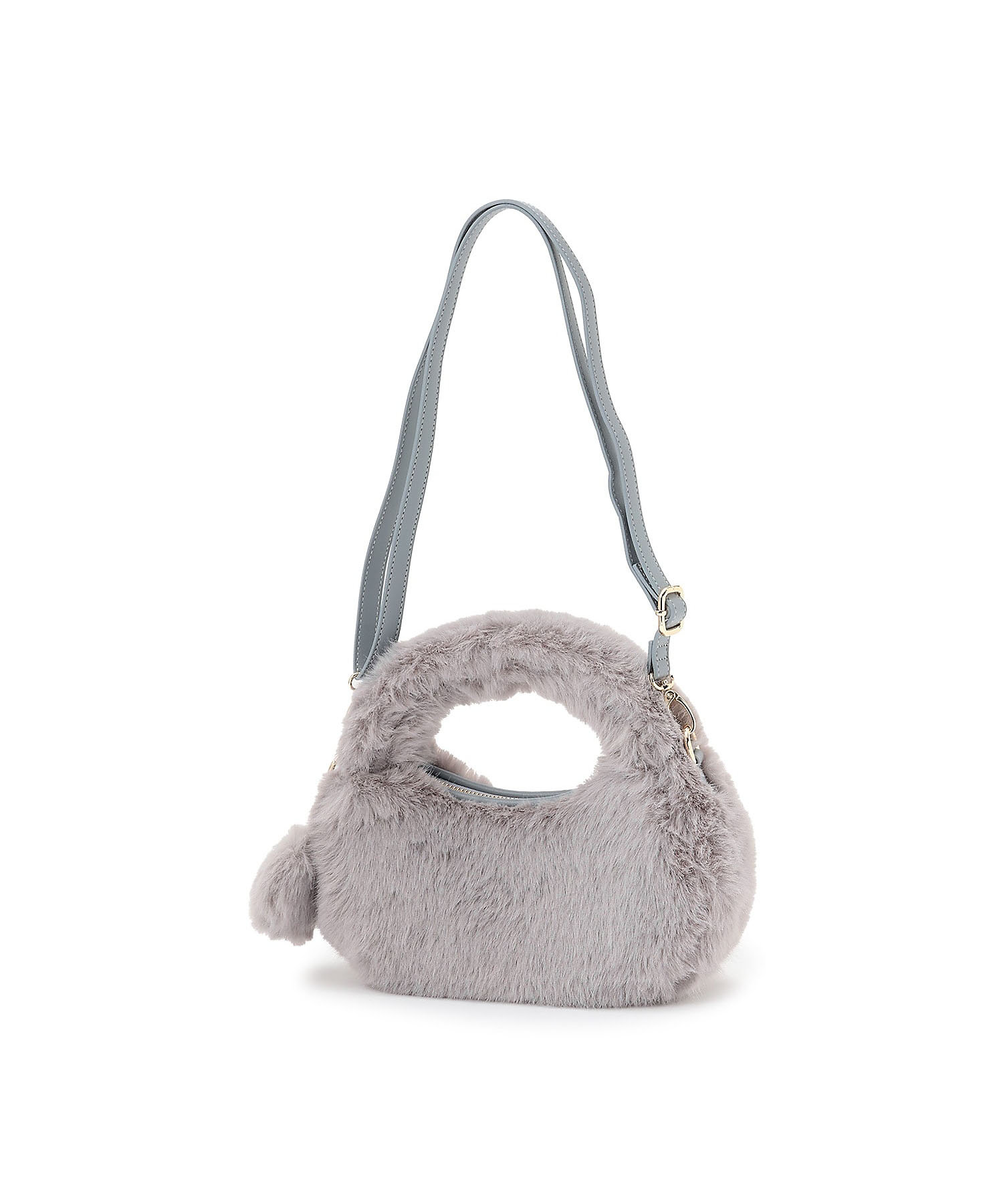 フェイクファーハーフムーンバッグ 8654421 | KATE SPADE NEW