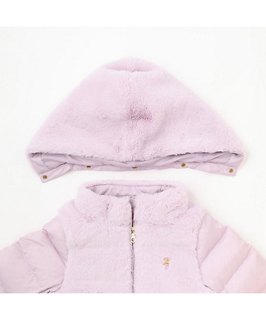 フェイクファー切り替えダウンコート 8754300 | KATE SPADE NEW