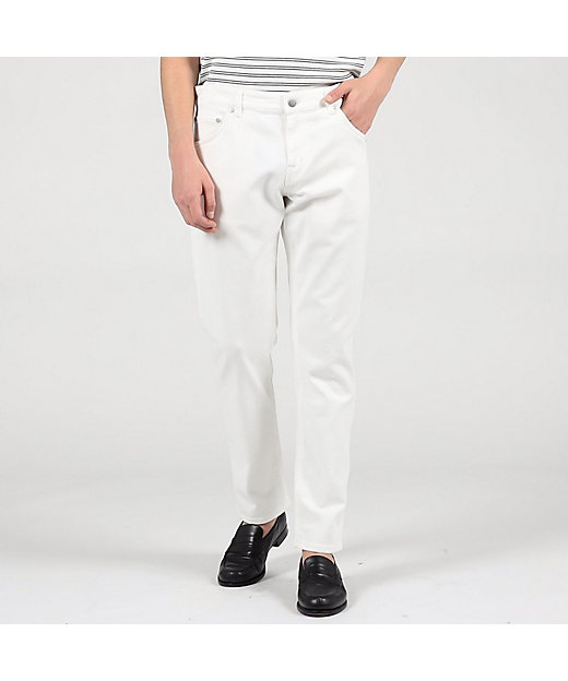 別注】PT TORINO ストレッチホワイトデニム 5ポケットパンツ