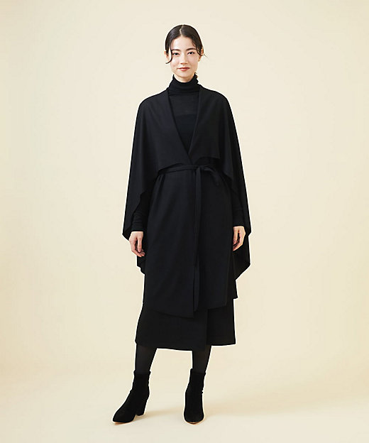 WINTER BLUE】ケープ付きジレ | Sybilla (Women)/シビラ