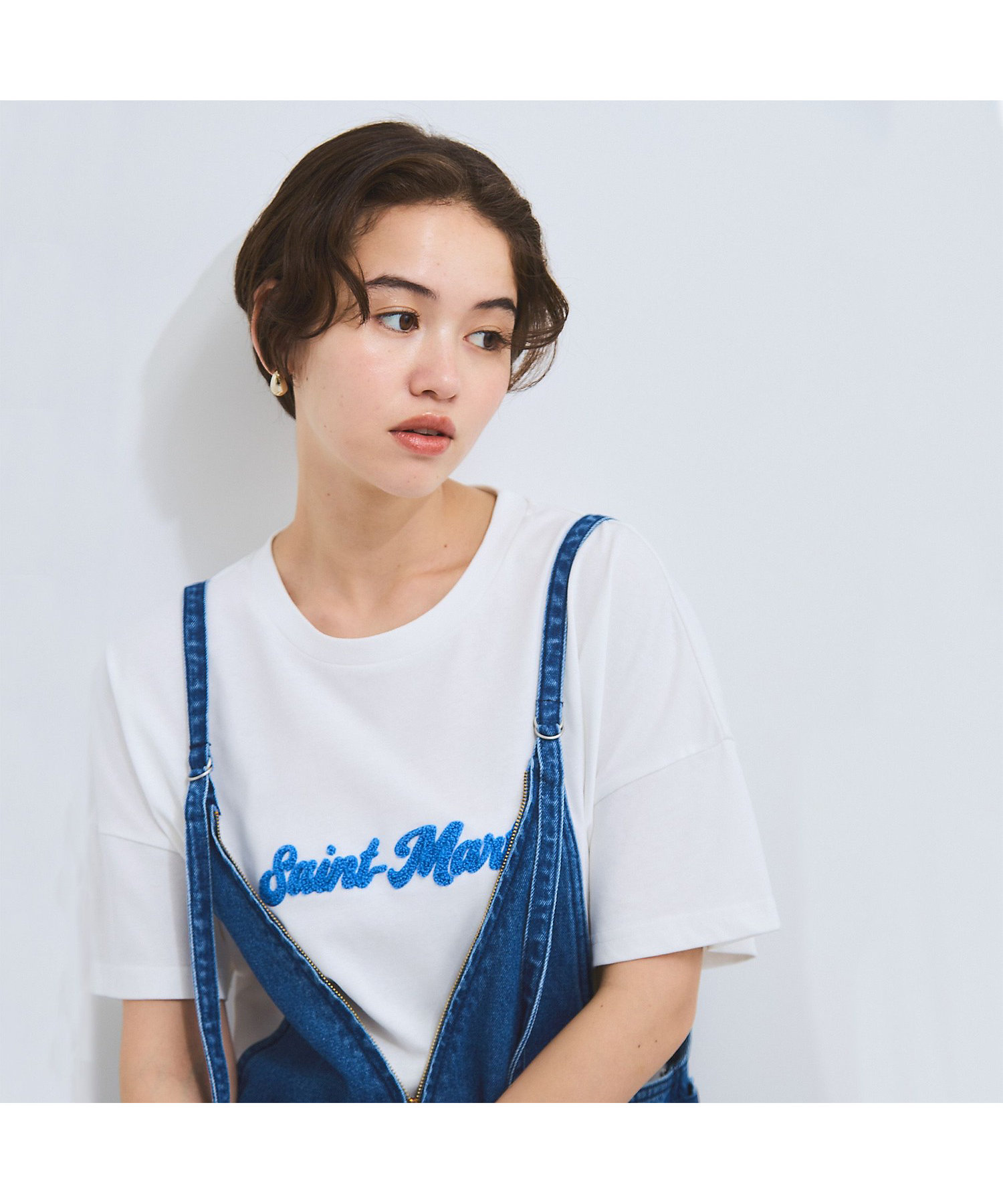 さがら刺繍ロゴTシャツ≪洗濯機で洗える≫ | VICKY（Women）/ビッキー