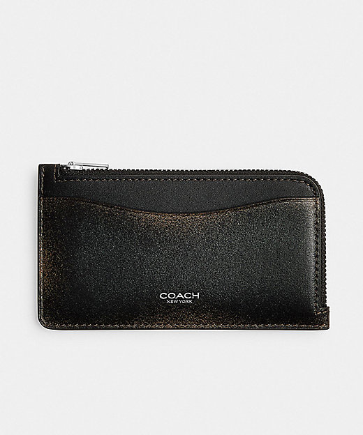 ニューヨーク ジップ カード ケース・ラブド レザー | COACH/コーチ