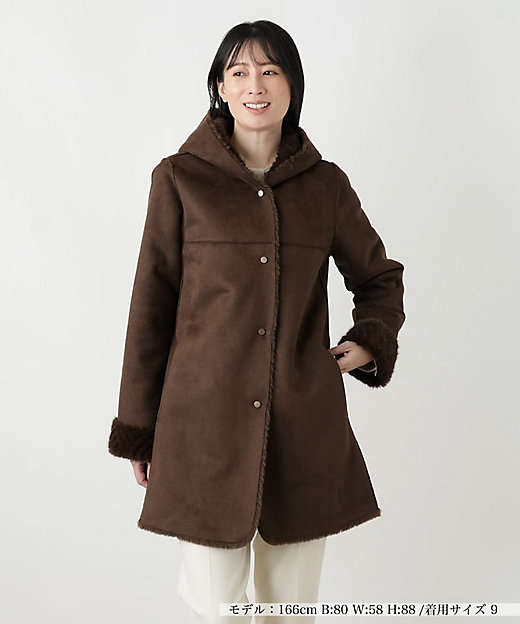 フーデッドコート【Leilian WHITE LABEL】 | Leilian