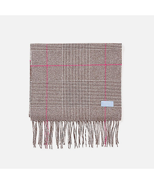 カシミヤグレンチェックマフラー 25FWRFMFー30 | ROBERT