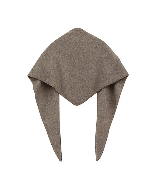 YAK KNIT TRIANGULAR STOLE 19136ー