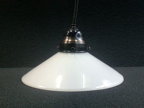 乳白ガラス電笠 | 趣のある古き良き時代の灯り 石垣商店