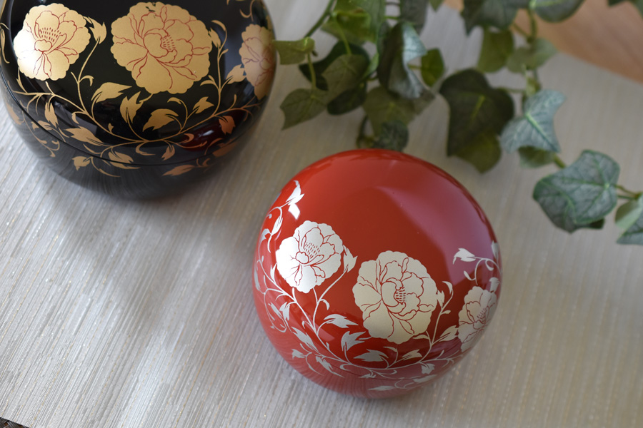 ボンボニエール 華唐草 朱 【まとめ買い割引】 キャンディーボックス