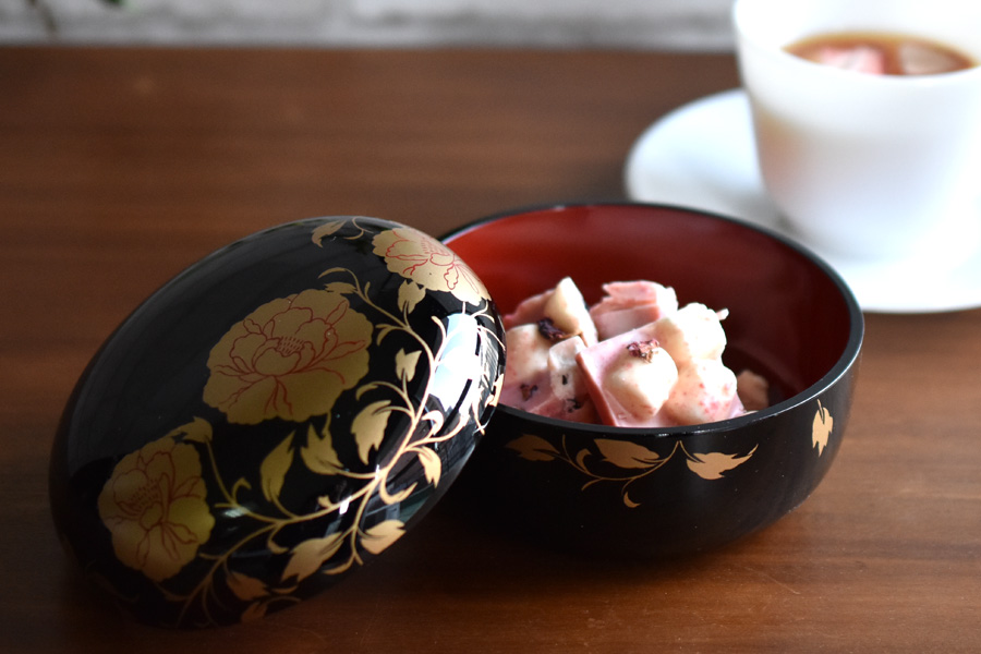 ボンボニエール 華唐草 黒 【まとめ買い割引】 キャンディーボックス