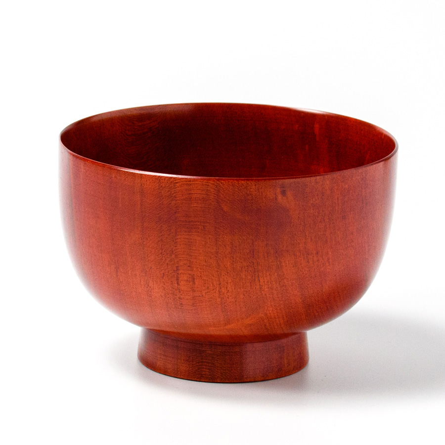 京椀 桜 4.0 木製 漆塗り 木のお椀・味噌汁椀 漆器の井助